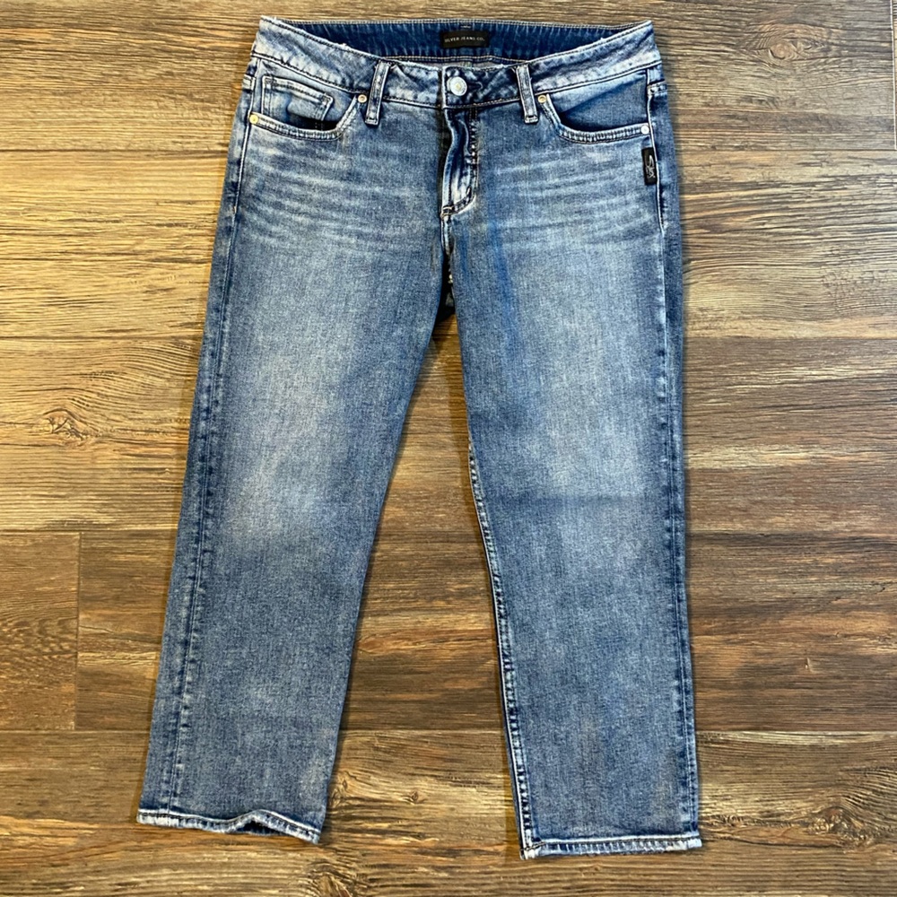 Silver Jean capris